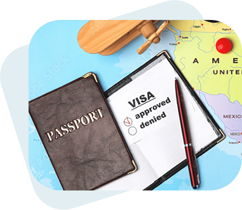 ビザやパスポートのイメージ